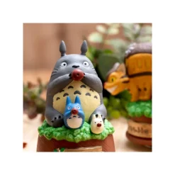 Grande Statue Musicale Totoro joue de l’ocarina - Mon Voisin Totoro
