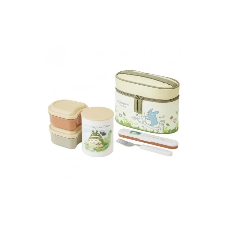 LUNCH BAG 3 BOITES ISOTHERMEET ACCESSOIRES-MON VOISIN TOTORO