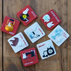 Magnet Retro Totoro Blanc – Mon Voisin Totoro