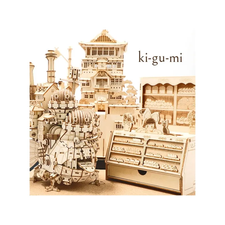 Maquette en bois Kigumi Aburaya - Le Voyage de Chihiro