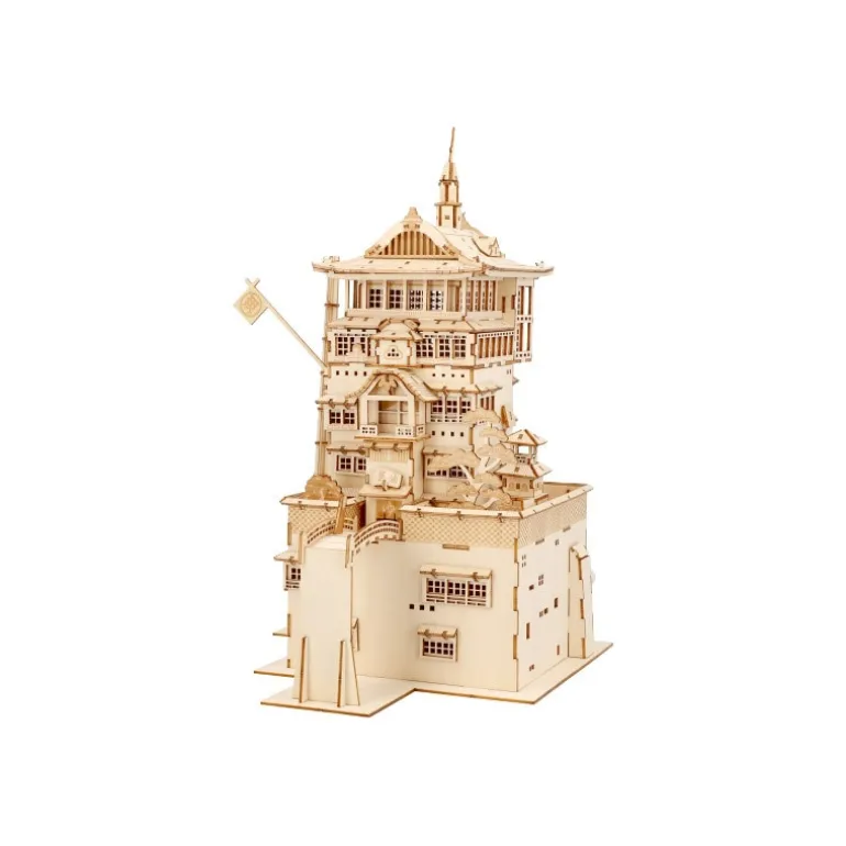 Maquette en bois Kigumi Aburaya - Le Voyage de Chihiro