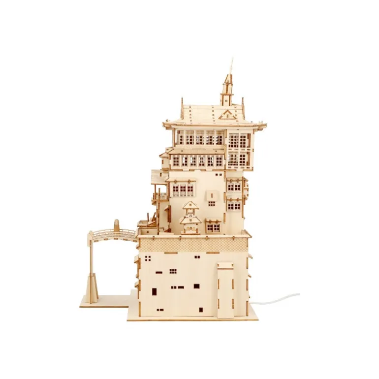 Maquette en bois Kigumi Aburaya - Le Voyage de Chihiro
