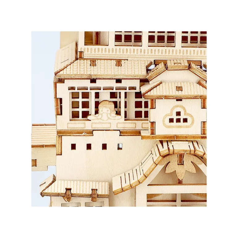 Maquette en bois Kigumi Aburaya - Le Voyage de Chihiro