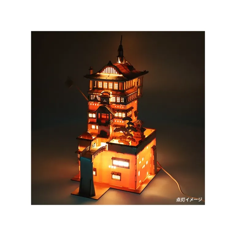 Maquette en bois Kigumi Aburaya - Le Voyage de Chihiro