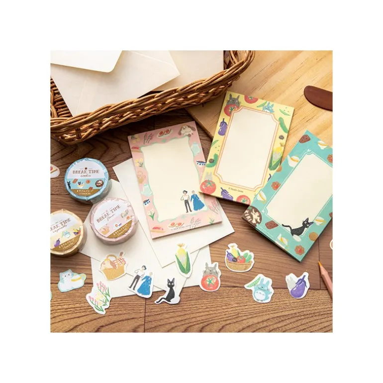 Masking Tape Break Time Légumes - Mon Voisin Totoro