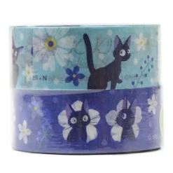 Masking Tape Jiji Motifs Fleurs - KKiki la petite sorcière