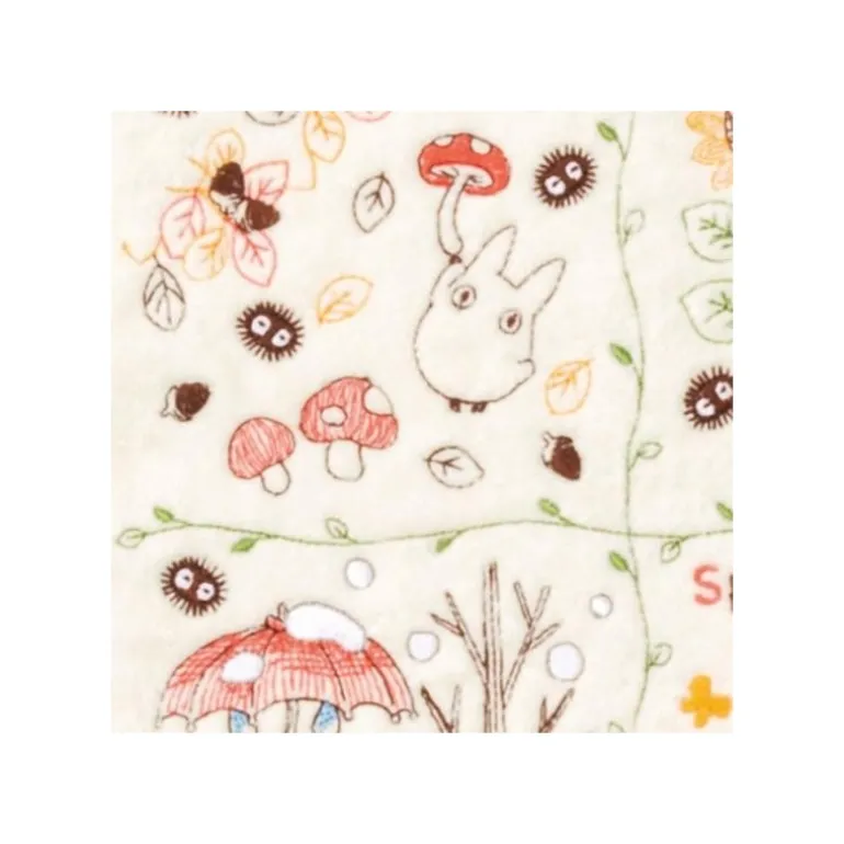 Mini Serviette Couronne de Noix 25x25 cm - Mon Voisin Totoro