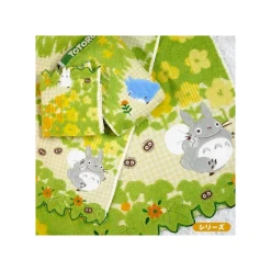 Mini Serviette Fleurs Jaunes 25x25 cm - Mon voisin Totoro