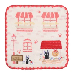 Mini Serviette Jiji devanture 25x25 cm - Kiki la petite sorcière