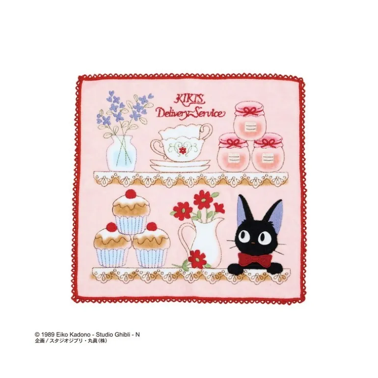 Mini Serviette Jiji Pâtisseries 25 x 25 cm - Kiki la petite sorcière