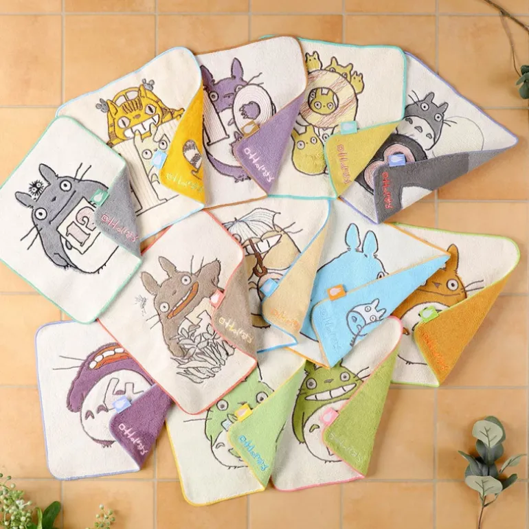 Mini Serviette Totoro anniversaire 6 25x25 cm - Mon Voisin Totoro