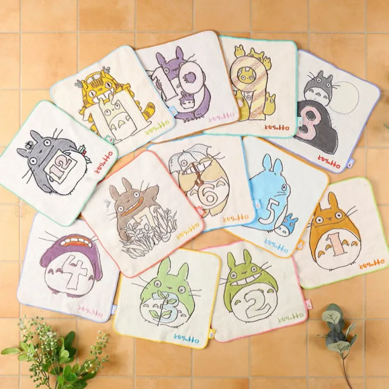 Mini Serviette Totoro anniversaire 12 25x25 cm - Mon Voisin Totoro