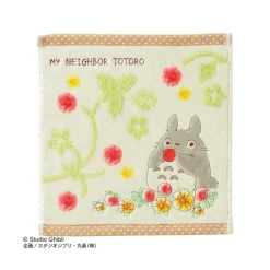 Mini Serviette Totoro Champs de fraises 25x25 - Mon Voisin Totoro