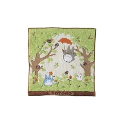 Mini Serviette Totoro Dans le bosquet 25x25 cm - Mon Voisin Totoro