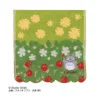 Mini Serviette Totoro Fleurs & Fraises 25x25 cm - Mon Voisin Totoro