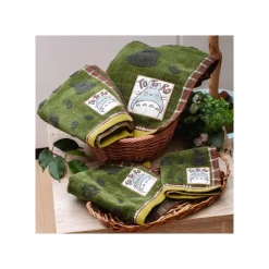 Mini Serviette Vert Automne 25x25 cm - Mon Voisin Totoro