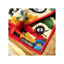 Mini-serviette brodée Pont d'Arubaya 25x25 cm - Le Voyage de Chihiro