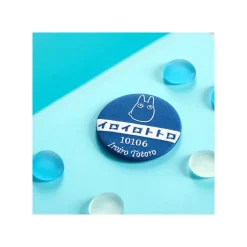 Miroir compact brodé Arrêt de bus -Mon Voisin Totoro