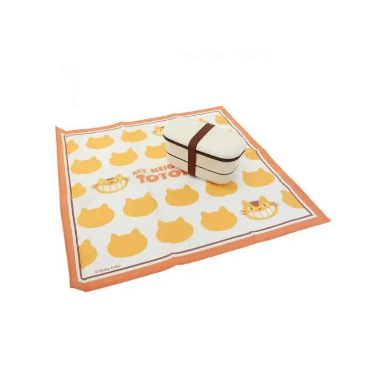 Mouchoir Silhouette Chatbus 43 x 43 cm - Mon VoisinTotoro