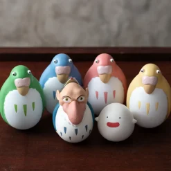 Pack 2 Figurines Roly-poly Héron & Warawara - Le Garçon et le Héron