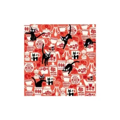 Papier Chiyogami Jiji & Fleurs - Kiki la petite sorcière