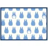 Plaid Silhouette Totoro Bleu 70x100 cm - Mon Voisin Totoro