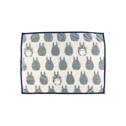 Plaid Silhouette Totoro Gris 70x100 cm - Mon Voisin Totoro