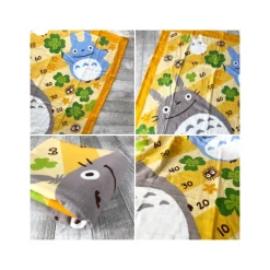 Plaid Totoro Trèfles 90x90 cm - Mon Voisin Totoro