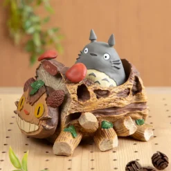 Planter Totoro Gris & wagon Chatbus - Mon Voisin Totoro