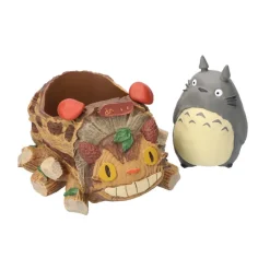 Planter Totoro Gris & wagon Chatbus - Mon Voisin Totoro