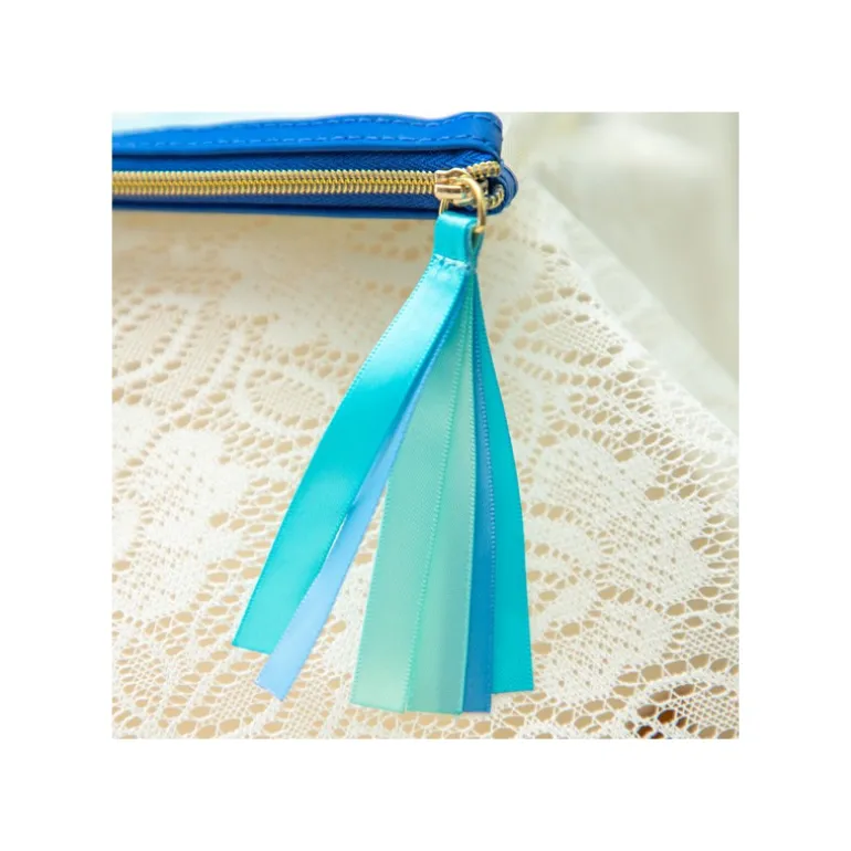 Pochette transparente brodée - Le Château dans le ciel