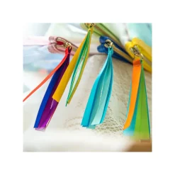 Pochette transparente brodée - Kiki la petite sorcière