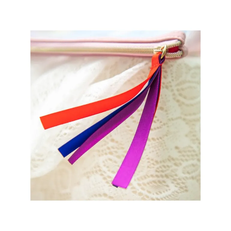 Pochette transparente brodée - Kiki la petite sorcière