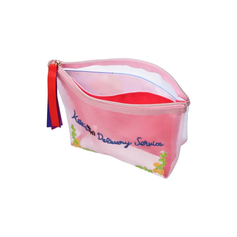 Pochette transparente brodée - Kiki la petite sorcière