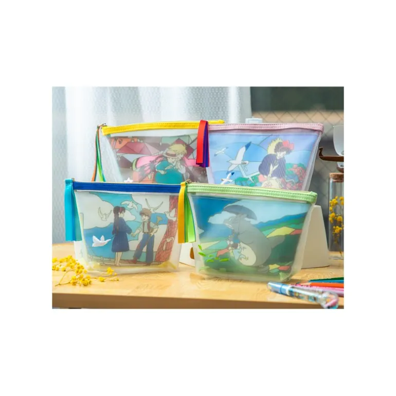 Pochette transparente brodée - Kiki la petite sorcière