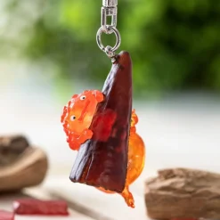 Porte-clés 3D Calcifer - Le Château ambulant