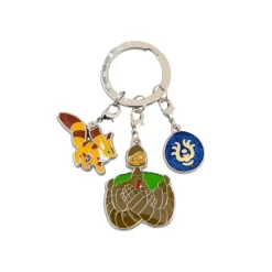 Porte-clés métal 3 personnages Laputa - Le Château dans le ciel