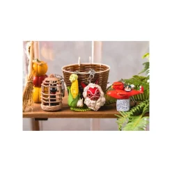 Porte-Clés Noiraude et épi maïs avec Totoro - Mon Voisin Totoro