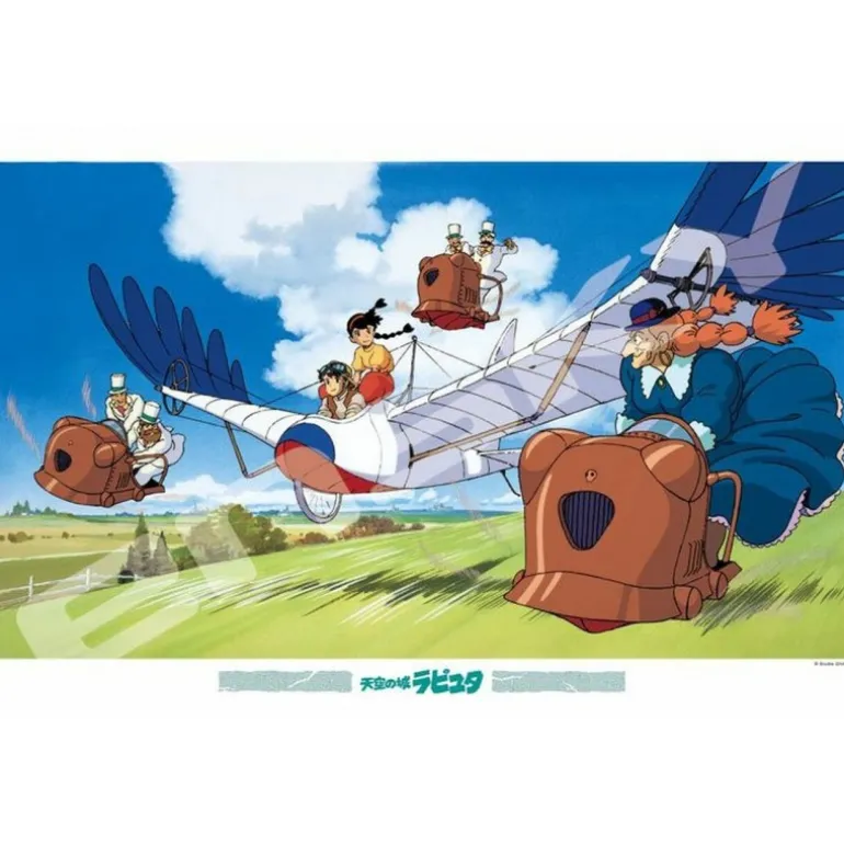 Puzzle 1000P Vol d’essai - Le Château dans le ciel