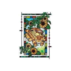 Puzzle Vitrail 126P Chatbus et tournesols - Mon Voisin Totoro