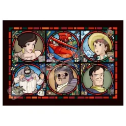 Puzzle Vitrail 208P Gallerie des personnages - Porco Rosso