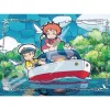 Puzzle Vitrail 208P Ponyo & Sosuke sur le bateau - Ponyo sur la falai