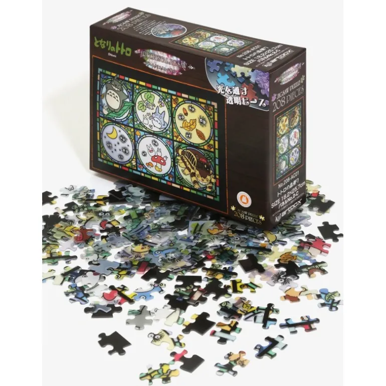 Puzzle Vitrail 208P Totoro et ses amis - Mon Voisin Totoro