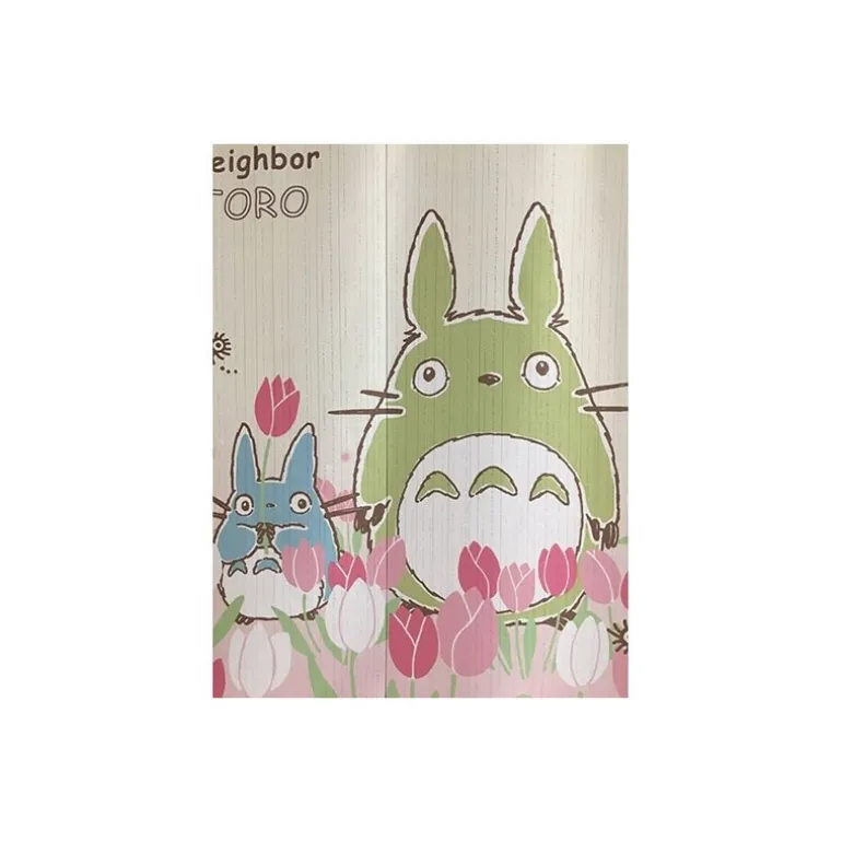 Rideaux Totoro Tulipes - Mon Voisin Totoro