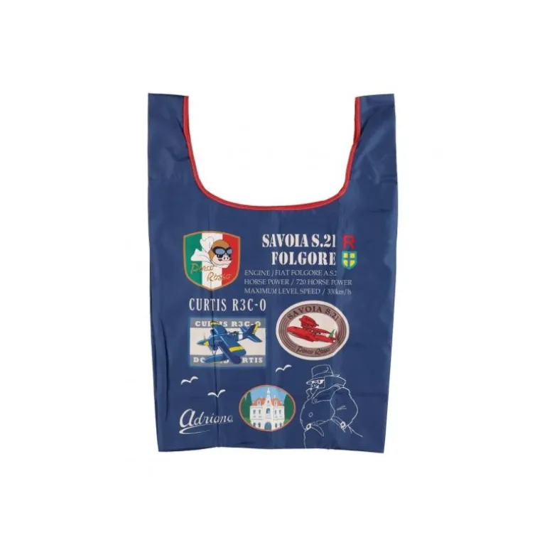 Sac pliable patch Porco - Porco Rosso