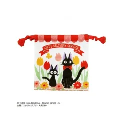 Sacoche à cordon Jiji et Chaton 20 x 19 cm - Kiki la petite sorcière