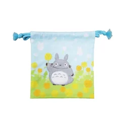 Sacoche à cordon Totoro Fleurs 20 x 19 cm - Mon Voisin Totoro
