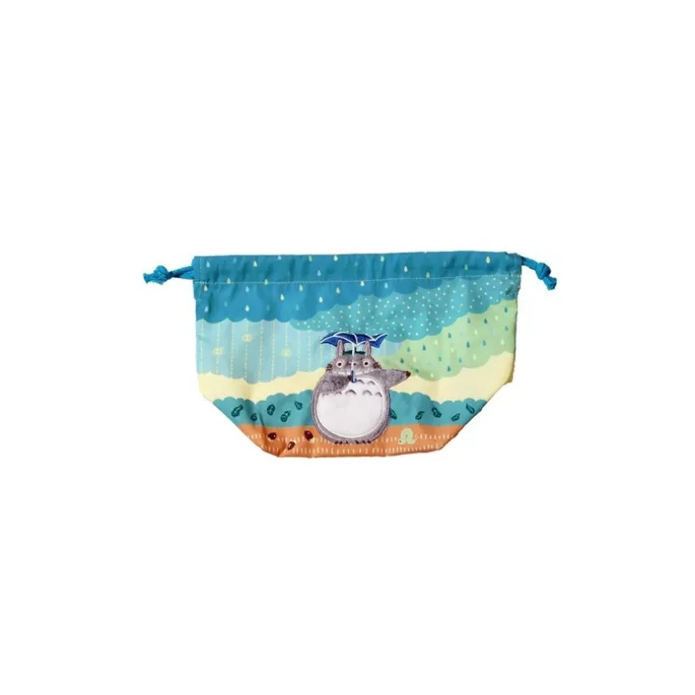 Sacoche à Gousset Totoro sous la pluie 17 x 26 cm - Mon Voisin Totoro