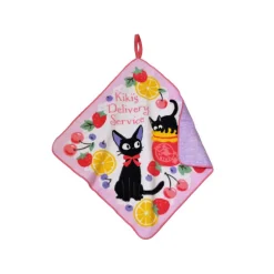 Serviette à passant Jiji Confitures fruits - Kiki la petite sorcière