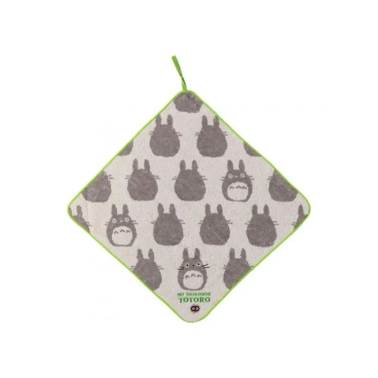 Serviette à passant Silhouette Totoro Gris - Mon Voisin Totoro